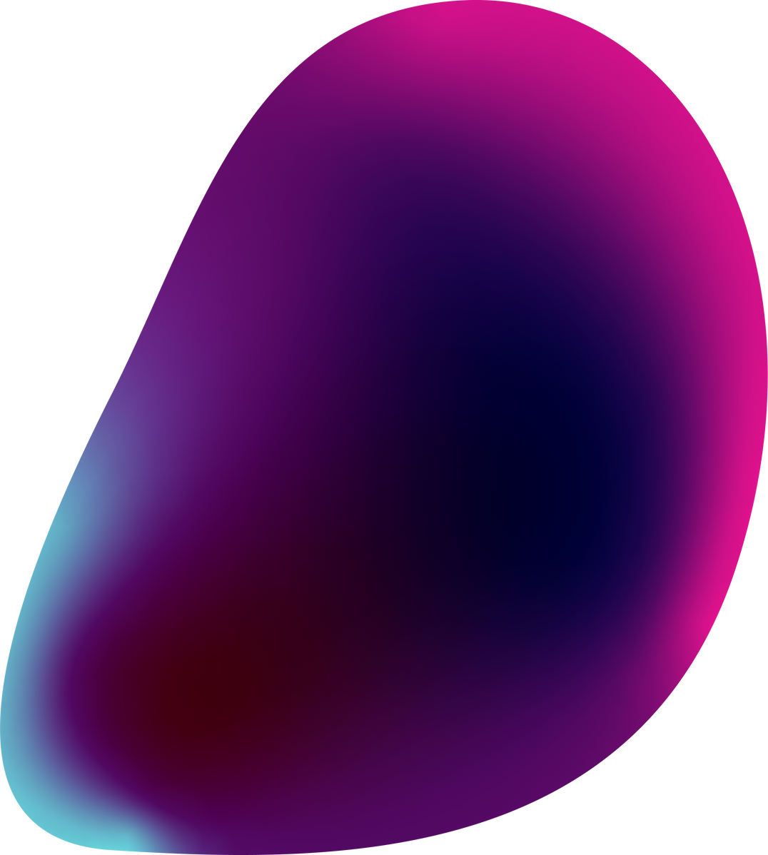 Violet Metallic Blob